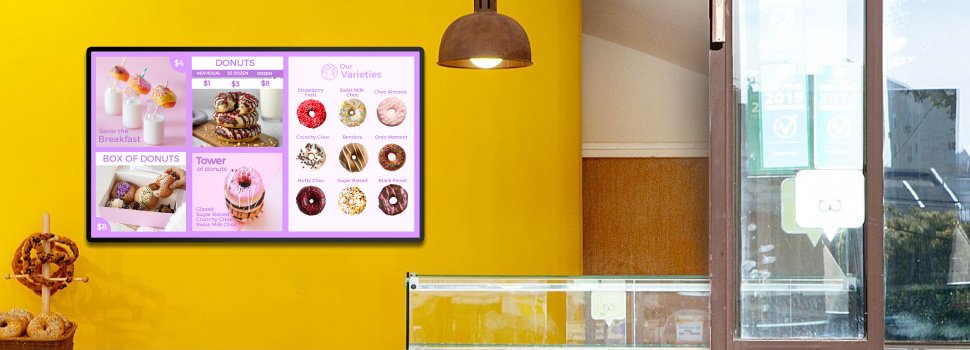 restaurant digital signage